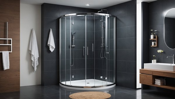 Découvrez la cabine de douche arrondie, thalassor idéale pour votre salle de bain